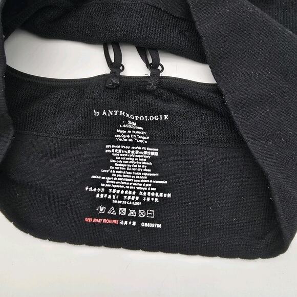 Anthropologie Bra Womens Small Medium Modal T Spaghetti Rib Bralette Jenny - Picture 3 of 7